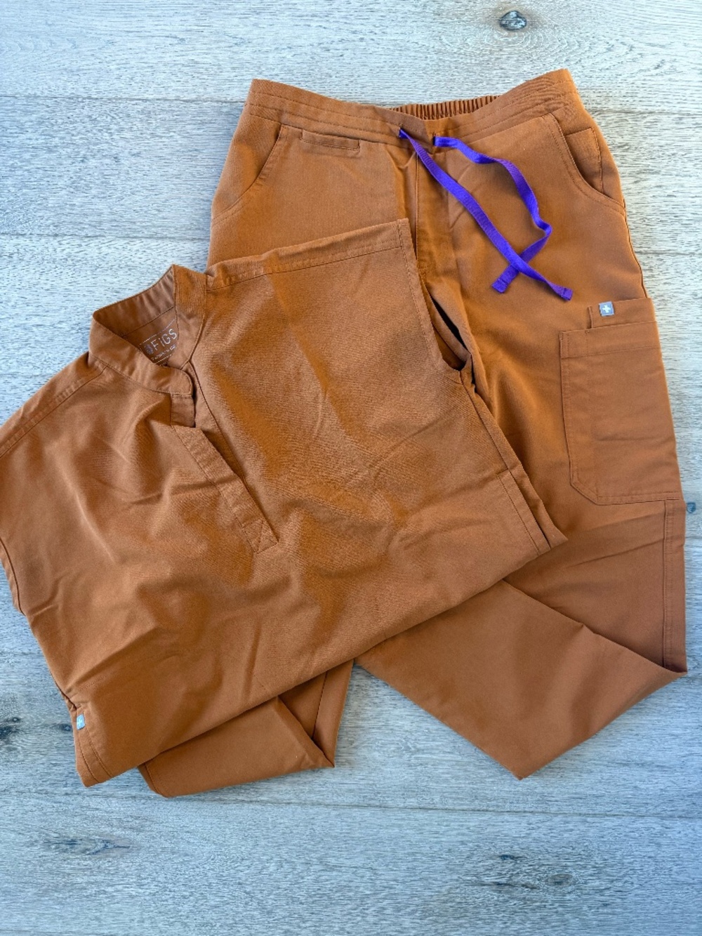 XXS/XS Figs Atlantic Fall Scrub Set